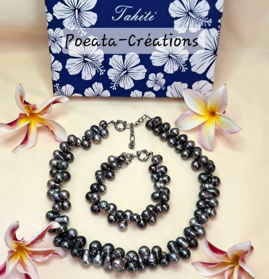 Poeata création - Bijoux avec perles et nacre - Fakarava