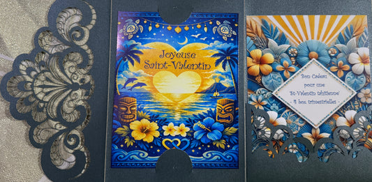 Bon cadeau saint Valentin - un an d'ambiance polynésienne à portée de main